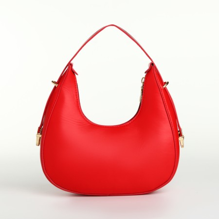 Women's bag with lightning, red color