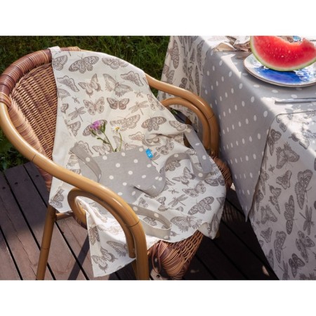 Apron Women's Butterflies, size 60x80 cm, color gray color-1