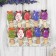 Decorative clothespins with a rope for the suspension "Easter eggs" set 10 pcs.
