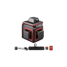 Уровень лазерный ADA CUBE 3-360 Professional Edition, до 20 м, 3 луча, 635 Нм, ± 0.3 мм/м