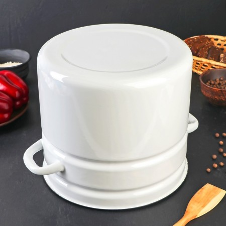 Cylindrical pan, 10 l, induction, without a decol-2