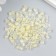 Glass beads 6/0 "cube. Translucent. Yellow" 10 g