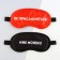 Pair masks for sleeping "do not lean", 2 pcs., Red color