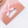 Gift box-package, packaging with a cut handle, "pink grace", 12 x 6 x 16 cm