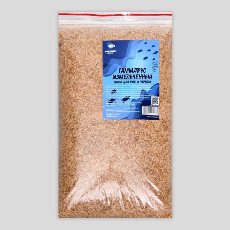 Field for fish and turtles "Pijon" Gammarus chopped, 500 g