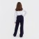Pants for Minaku girl, blue, height 146 cm