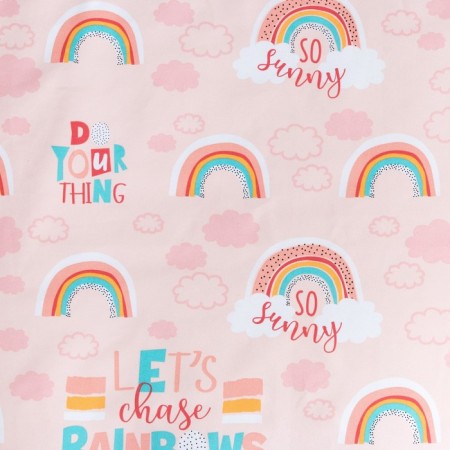 Покрывало детское Этель 1,5 сп "Pink Rainbow", 145х210 см, 100% хлопок-1