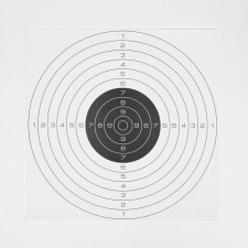 Мишень Remington №4 спортивная, черная, 50 х 50 см