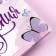 Paper napkins “Happy birthday”, butterflies, 25x25 cm, set 20 pcs.