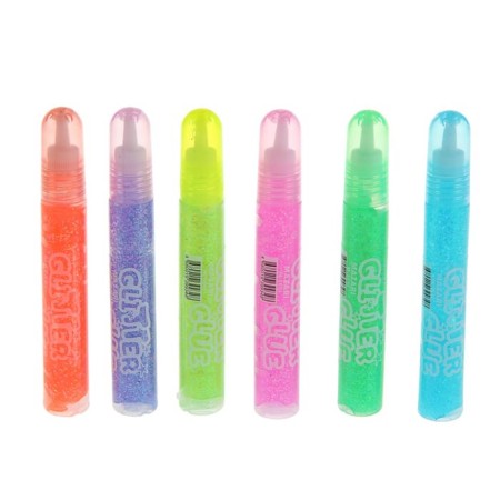 Gel with sparkles translucent, 10 ml, mix 6 colors, price apiece