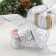 A satin ribbon with a metal thread “Patterns with a star”, 60 mm, 9 ± 0.5 m, white/silver color
