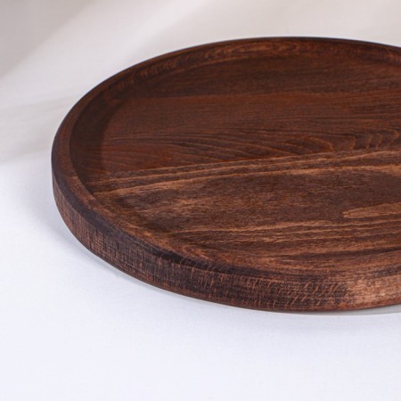 Board for feeding with ADELICA handle, D = 25 cm, dark beech-2