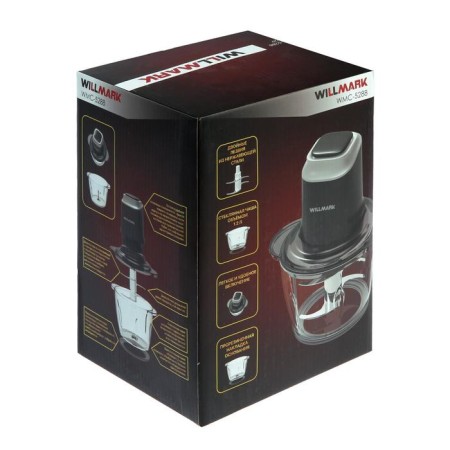 Willmark WMC-5288, glass, 400 watts, 1.2 l, black-4