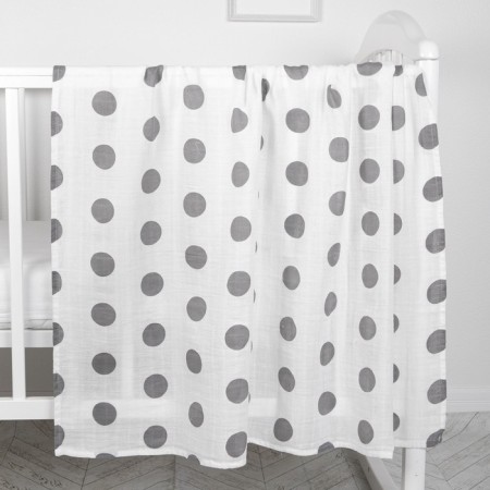 Mushinova diaper, "Gray Gorye", size 120x120 cm-1