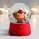 Souvenir Polystone Water Ball "Deer-Puhlyash with a birdhouse" 6.5x6.5x8.5 cm