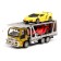 Avtobos Radio -controlled truck, with 2 machines, operates on the battery, light, mix