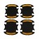 Stick under the handle of doors, carbon, set 4 pcs