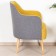 Alec chair TK 478 Apollo Yellow, Apollo Grey