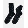 Men's cotton socks Diwari Happy "Triangles", size 25, dark blue color