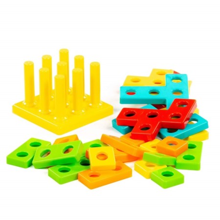 Developing toy "3D puzzle" No. 1, 23 elements-1