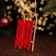 Christmas tree decoration "Salad", 10x4.5x2.5 cm, MDF