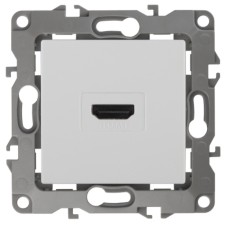 Rosette HDMI, IP20, ERA12, White