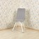 Dining stool Polini Home Rio Sm, the color is light gray-white