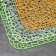 Grate for the sink "Grat", 28 × 28 cm, color mix