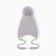 Baby hat, gray color, size 36-38