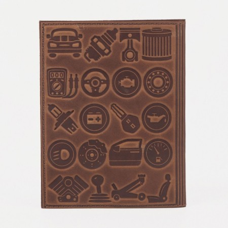 Cover for autocodes, the color is light brown-1