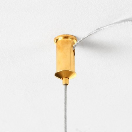 Semi-ring chandelier LED 120W brass 40-60-80x50cm Bayerlux-7