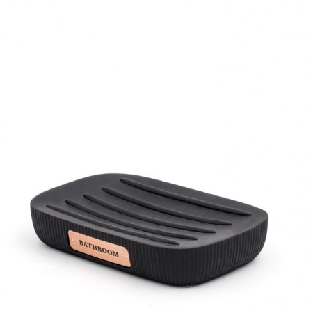 Kelsey soap dish, black color