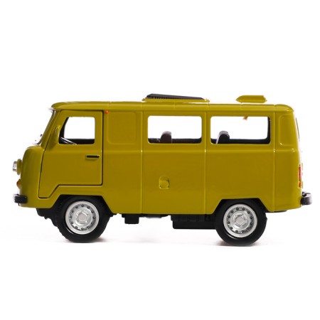 Metal machine "UAZ 3962. Special equipment", inertia, 1:32, light and sound effects, mixing color-1