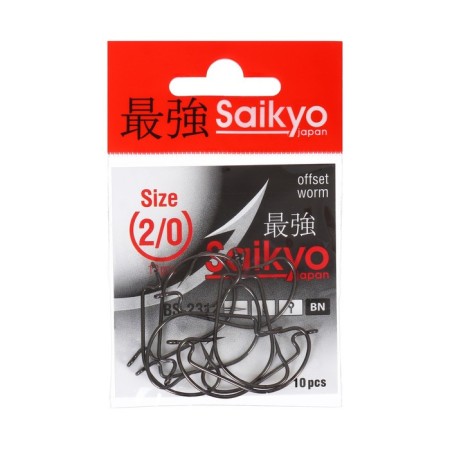 Hooks Saikyo BS-2312 BN No. 2/0, 10 pcs