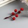 Decor for creativity "A twig with berries 7 berries" set 10 pcs 7 cm