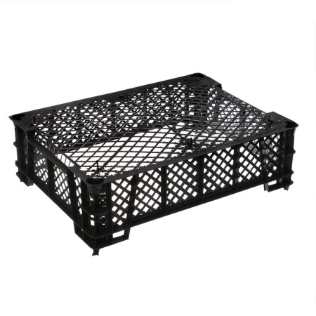 The box is universal, plastic, 40 × 30 × 13 cm, black, markup-1