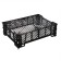 The box is universal, plastic, 40 × 30 × 13 cm, black, markup