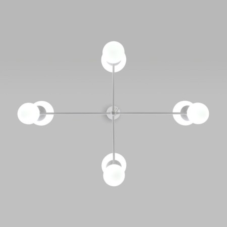 Ceiling Lamp EUROSVET Bubble 30182/8, E27, G9, 8x20W, 1000x760x1300 mm, white color-3
