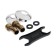 Everest bathtub B30-333, two-wound, short spout, shower, chromium