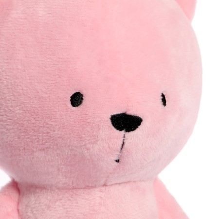 Soft toy "Bear George", 33 cm, pink color-2