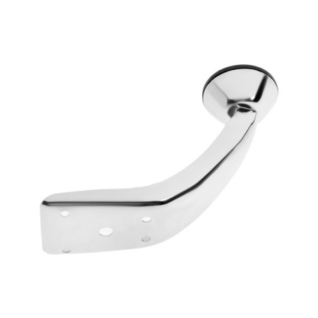 Furniture support OM002CR tundra, 120 mm, 1.2 mm, chromium color-2