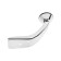 Furniture support OM002CR tundra, 120 mm, 1.2 mm, chromium color