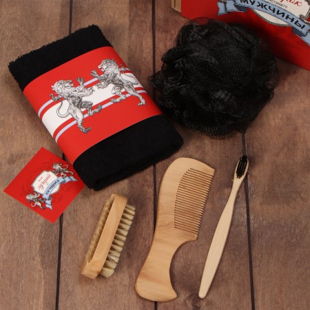 Set of Gift Ethel "Real Men" towel and ACSS (5 subjects)-1
