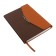 Organizer A5, 140 sheets, cage, cover of the leatherette "style", brown