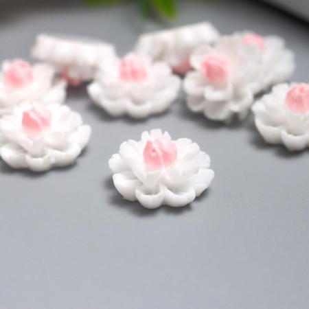 Coboson "Flower", white color 1.3 cm-1