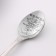 A teaspoon spoon with an engraving of "beloved dad", h = 14cm.