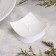 Block "quarter" metal per 1 candle, 7x2.7 cm, white