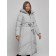 Coat insulated winter female, size 44, color light gray