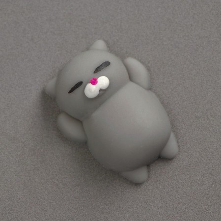 Anthistress label "cat", color gray color