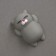 Anthistress label "cat", color gray color